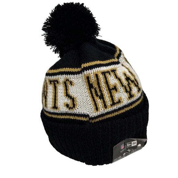 New Era On Field New Orleans Saints NFL Removeable Pom Beanie Football Athleisur - Picture 7 of 8